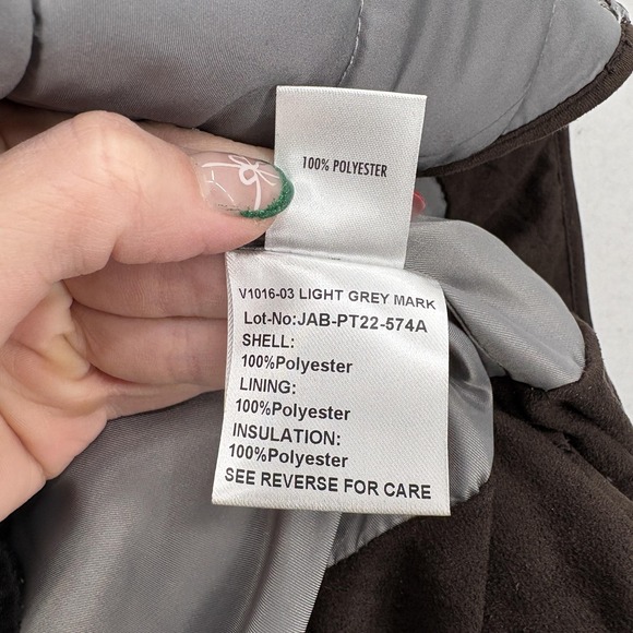 Jos A Bank Vest Mens XL Gray Traveler Quilted Zip Front Water Resistant Casual - Picture 7 of 14